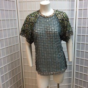 Byron Lars laser cut top size 12